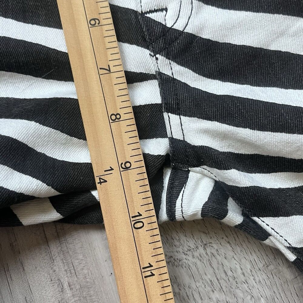 Nili Lotan Pants Womens 26 Black Ivory Zebra Animal Print Made in USA - Picture 9 of 11